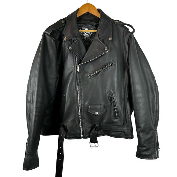 Harley Davidson Other - Harley Davidson Mens Black Leather Jacket and Motorcycle Chaps Size XL